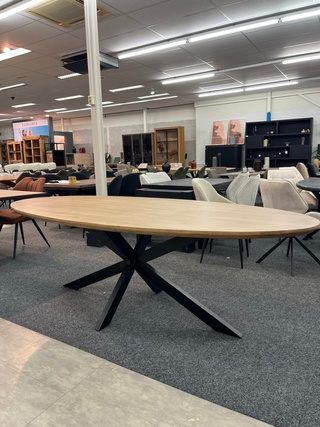 Eetkamertafel Mango New York 110cm, bruin